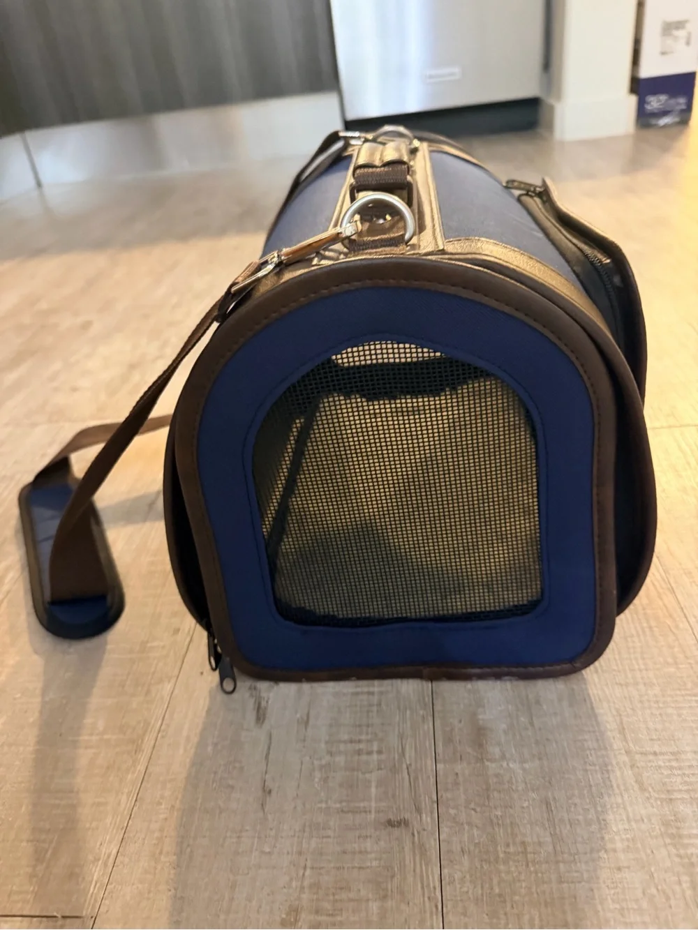 Petote Kelle Dog Carrier Navy - small